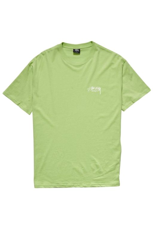 Stussy Mens Designs SS T Shirt Green - KGQJX0216